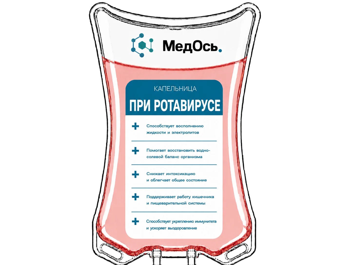 Капельница при обезвоживании на фоне ротавируса